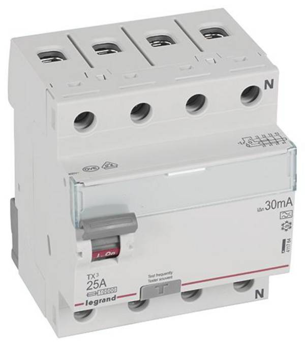 Legrand 411764 411764 prúdový chránič A 25 A 400 V