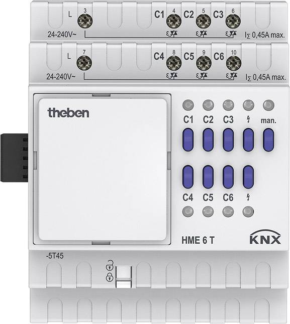 Theben 4930245 Verwarmingsactuator HME 6 T KNX