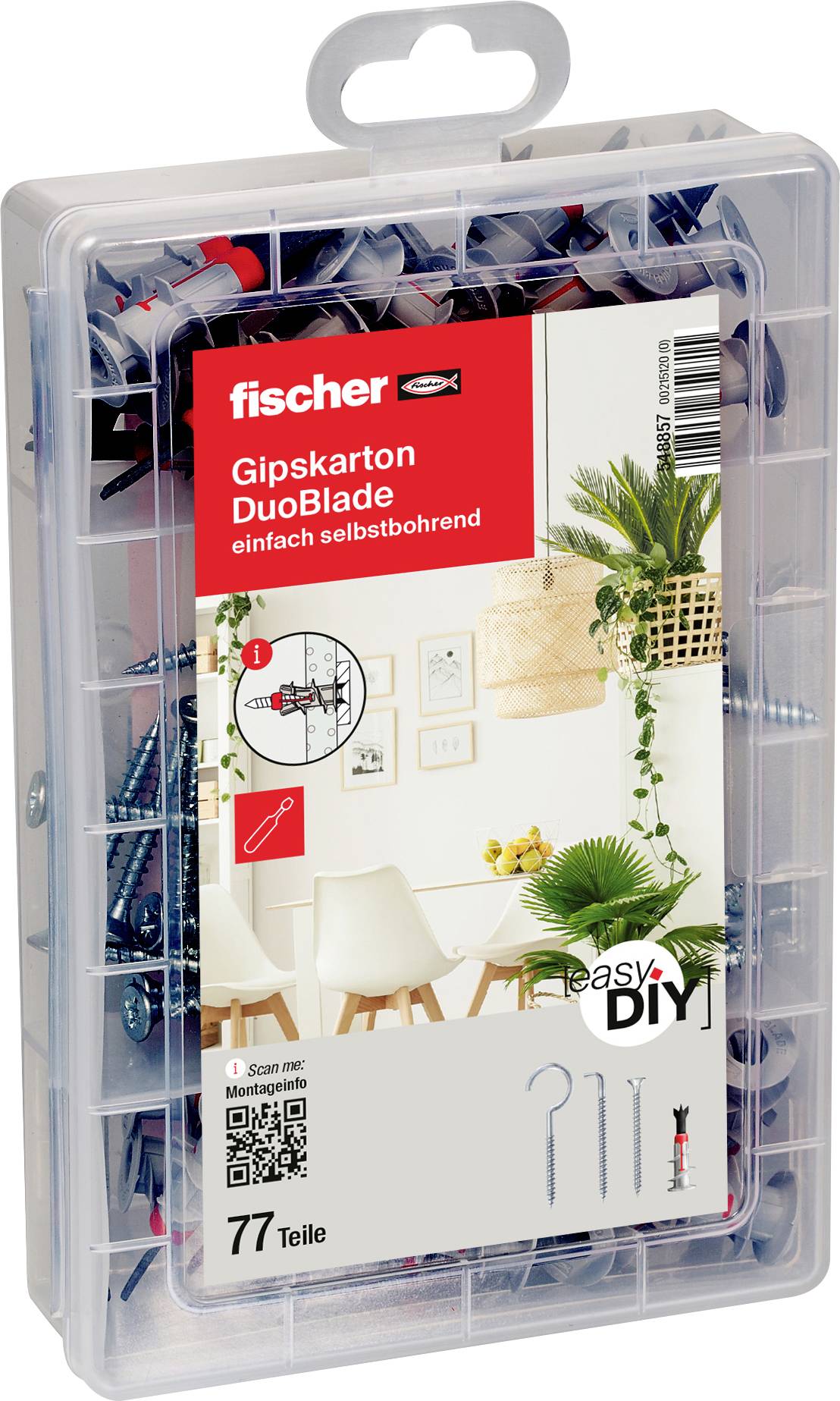 Fischer Meister-Box DUOBLADE box s výberom hmoždiniek 548857 1 sada
