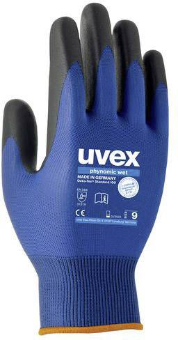 uvex phynomic WET 6006008 Guanto da lavoro Taglia (Guanti): 8 EN 388 1 Paio/a