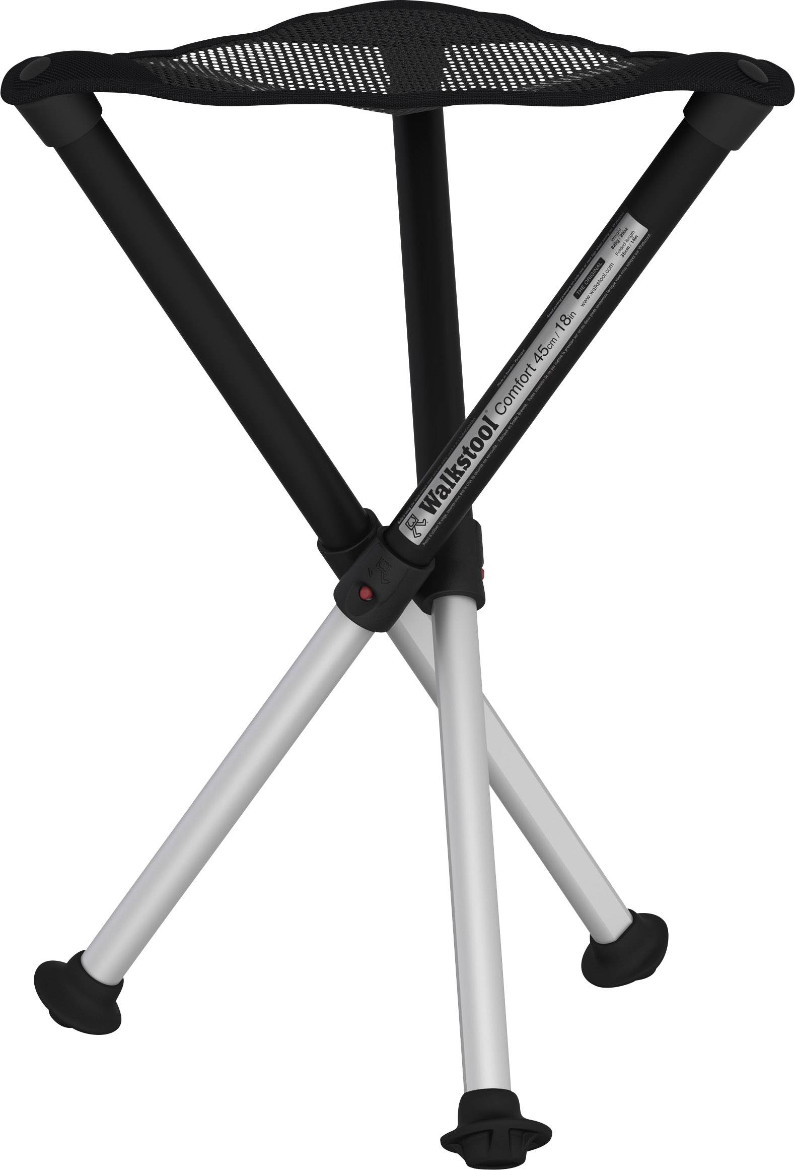 Walkstool Comfort L Tabouret pliant noir, argent ComfortL Charge (poids) max. 200 kg 2
