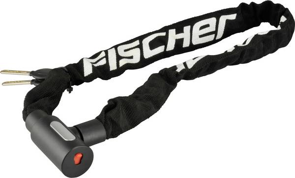 FISCHER FAHRRAD 85898 zámok na reťaz  čierna  zámok s kľúčom