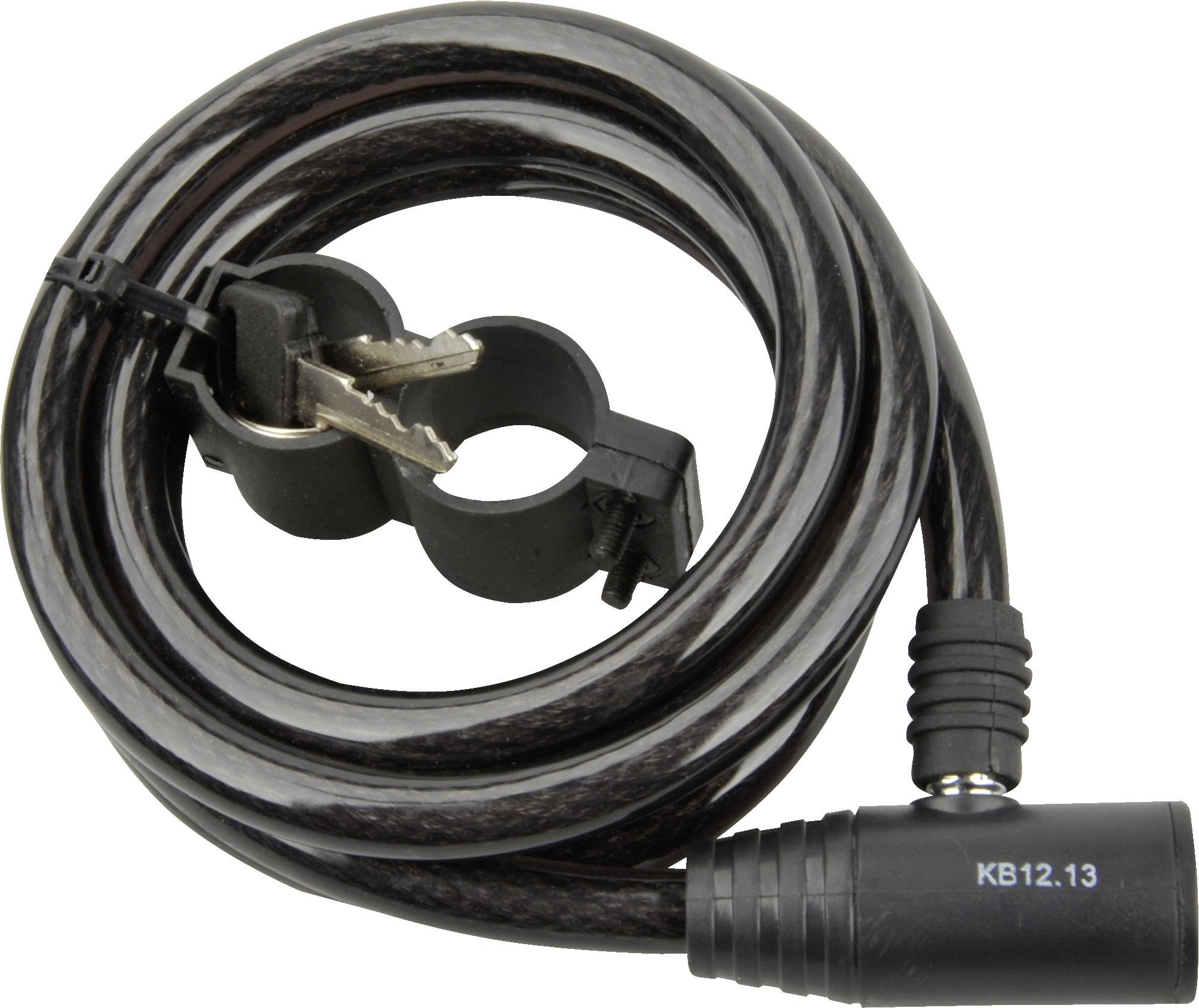 FISCHER FAHRRAD 85848 Lucchetto a cavo Nero Lucchetto a chiave