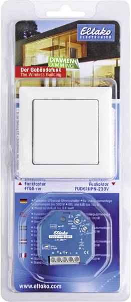 BPD55 Blister-Pack Dimmen Eltako Starter kit illuminazione Montaggio esterno, Da incasso Potenza di commutazione (max) 300 W