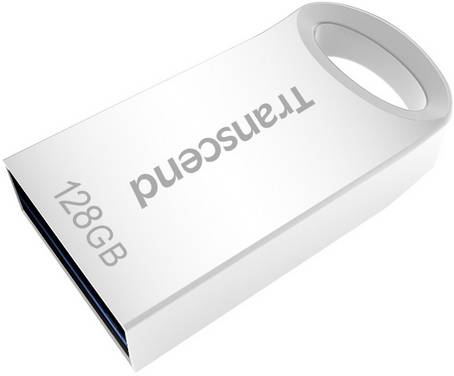 Transcend JetFlash® 710S USB flash disk 128 GB strieborná TS128GJF710S USB 3.2 (Gen 1x1)