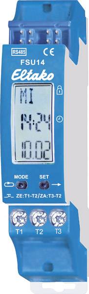 FSU14 Eltako RS485-Bus Attuatore di commutazione del bus 8 canali Guida DIN
