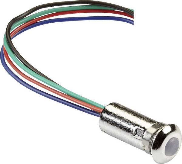 Mentor 2660.8503 indikačné LED RGB Šošovka 5 mm 2 V, 3.5 V, 3.5 V 20 mA, 20 mA, 20 mA