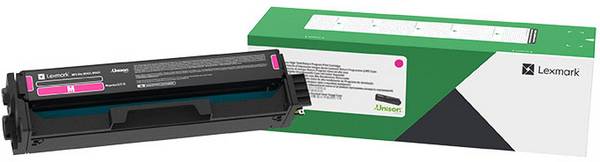 Lexmark C3224 C3326 MC3224 MC3326 vratný toner originál  purpurová Maximálny rozsah stárnek 1500 Seiten