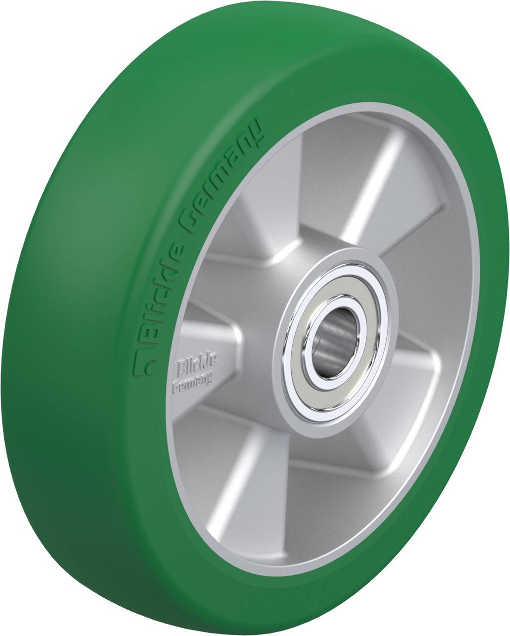 Blickle 752414 ALST 180/20K Ruota in plastica Diametro ruota: 180 mm Capacità di carico (max.): 670 kg 1 pz.