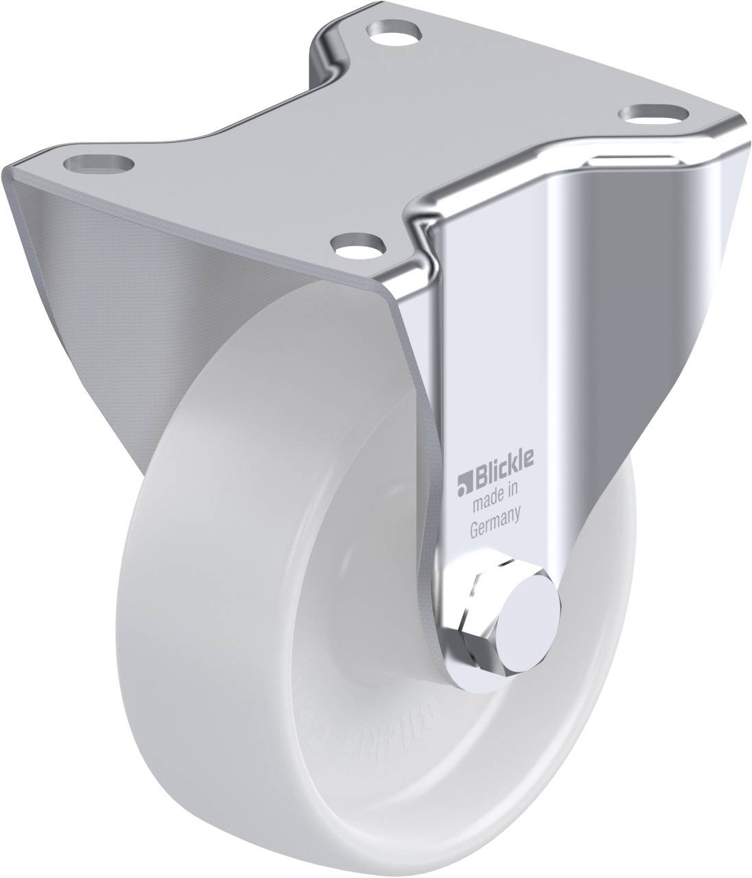 Blickle 259531 BK-PO 100G-1 Ruota fissa Diametro ruota: 100 mm Capacità di carico (max.): 280 kg 1 pz.