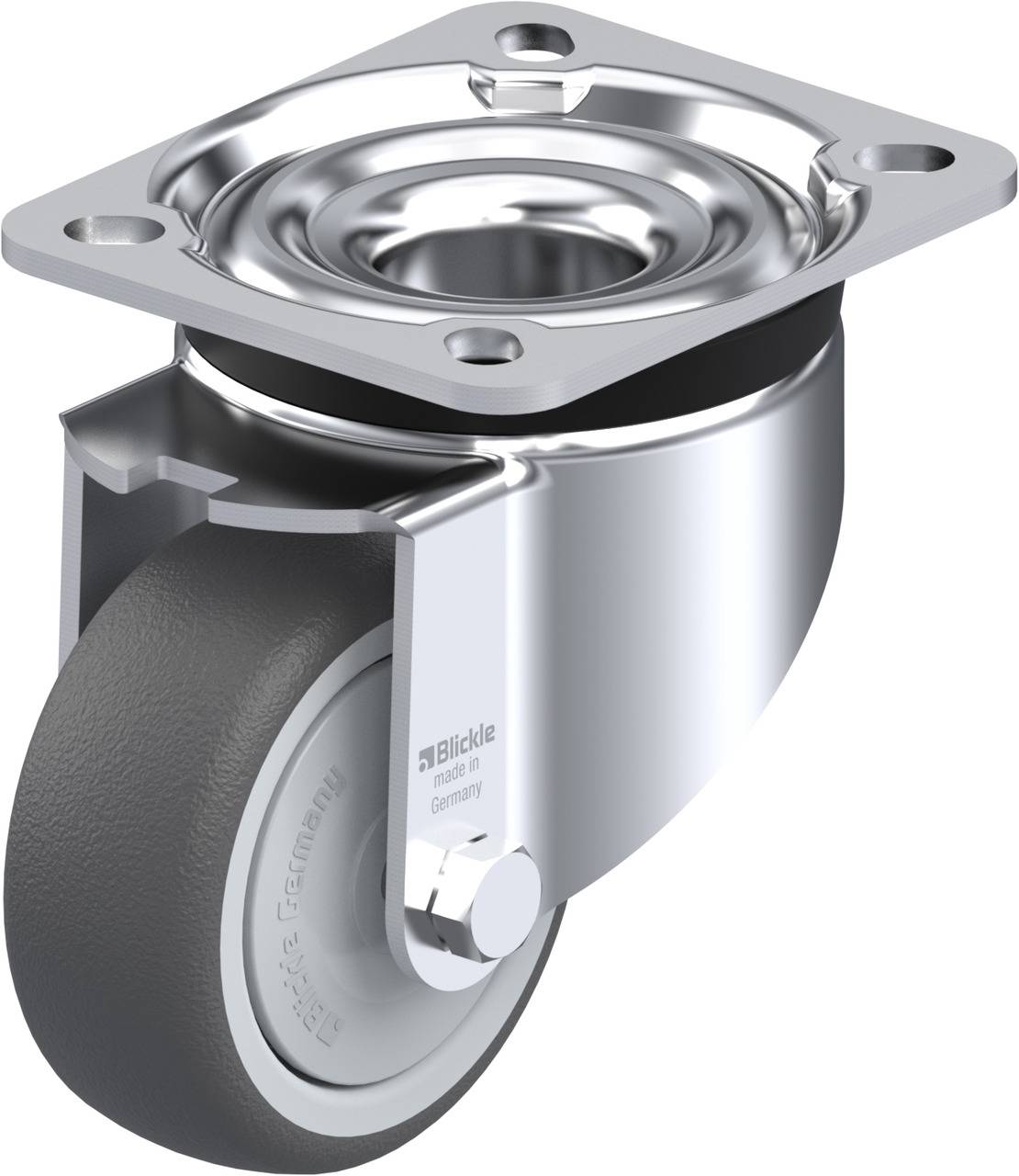 Blickle 847692 LK-PATH 80KF Ruota girevole Diametro ruota: 80 mm Capacità di carico (max.): 150 kg 1 pz.