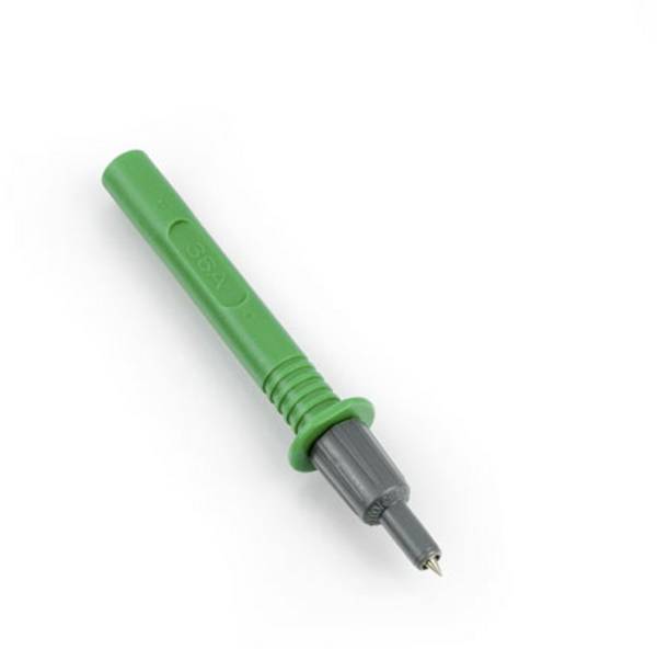 HT Instruments 404-IECV banánový konektor banánikova zdierka, zásuvka 4 mm , konektor 4 mm CAT III 1000 V, CAT IV 600 V zelená  1 ks