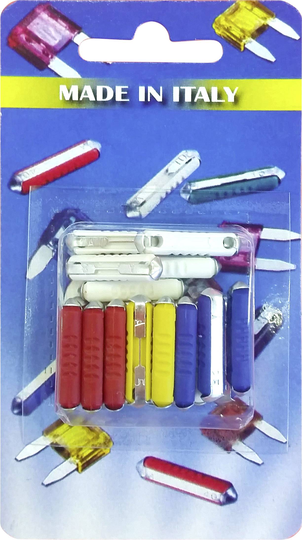 ESKA Blade-fuses 300.800 Fusibile a nastro (Torpedo) 5 A, 8 A, 16 A, 25 A Bianco, Rosso, Giallo, Blu 20 pz.