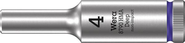 Wera 05004500001 05004500001 šesťuholník zásuvka 4 mm 1/4" 4 mm  1 ks 1/4 "