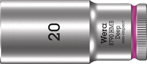 Wera 05004542001 05004542001 vonkajší 6-hranný profil zásuvka 20 mm 3/8" 20 mm  1 ks 3/8 "