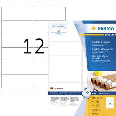 Herma Utendørsetiketter – Tåler Ekstreme Forhold (Her9538, 1 Eske)
