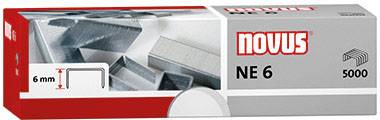 Novus Office 042-0001 Tipo (punti metallici): NE 6 Punti metallici 5000 pz. Capacità di impilatura: 25 fogli (80 g/m²)