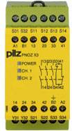 Relè di sicurezza PNOZ X3 24VAC 24VDC 3n/o 1n/c 1so PILZ Tensione di funzionamento: 24 V/DC 3 NA, 1 NC (L x A x P) 45 x 87 x 121 mm 1 pz.