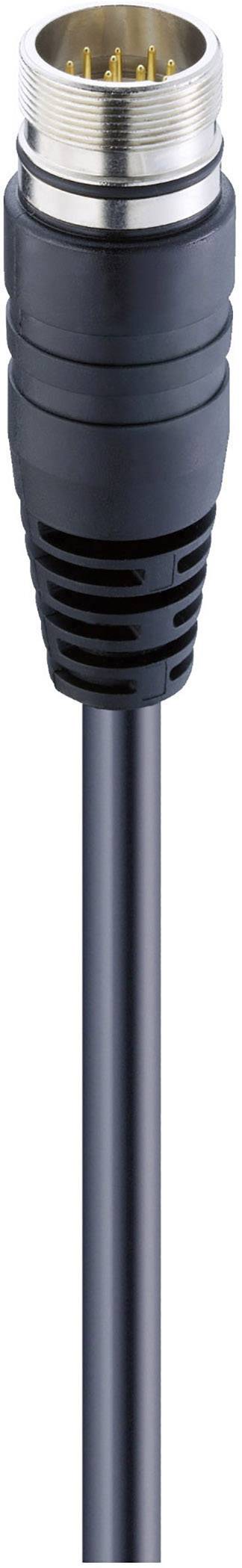 Lumberg Automation 21076 Connettore confezionato per sensore o attuatore M23 Spina dritta 1.00 m Numero di poli: 12 1 pz.