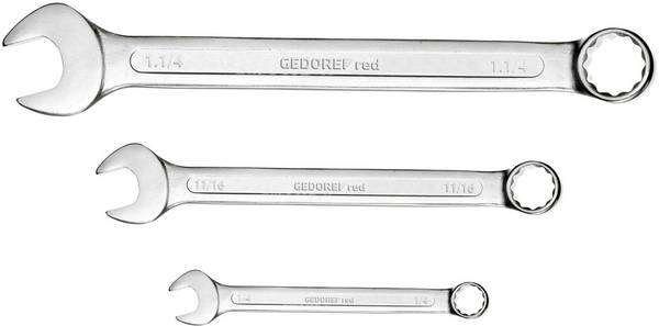 Gedore RED 3301031 R09110036 očkoplochý kľúč  07 - 19 mm 9/16"