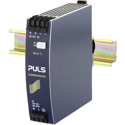 PULS sieťový zdroj na montážnu lištu (DIN lištu), 24 V, 5 A, 120 W, výstupy 1 x