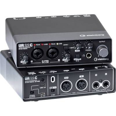 audio rozhranie Steinberg UR22C vr. softvéru