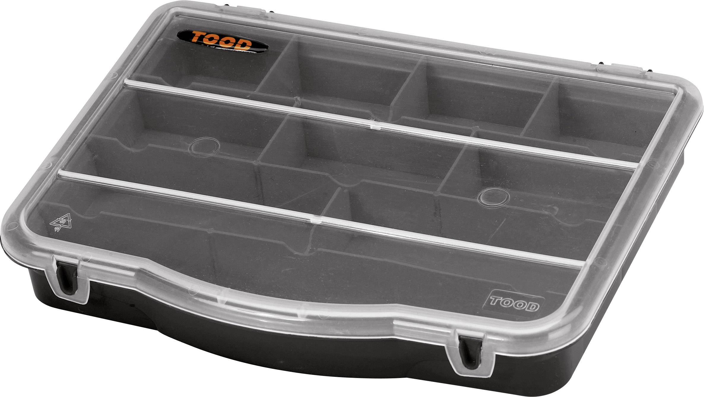 Alutec Assortimentsdoos (l x b x h) 240 x 180 x 40 mm Aantal vakken: 10 Inhoud 1 stuk(s) afbeelding