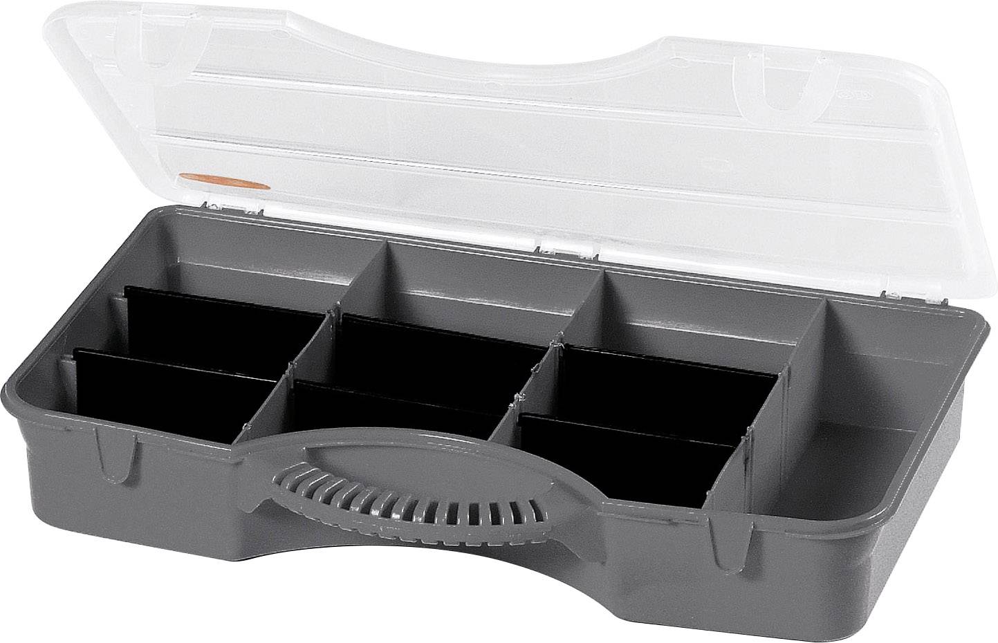 Alutec Assortimentsdoos (l x b x h) 360 x 240 x 70 mm Aantal vakken: 10 Inhoud 1 stuk(s) afbeelding