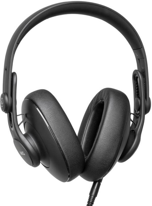 AKG K361 slúchadlá uzavretá (Over Ear) káblové, K361, čierna, Potlačenie hluku