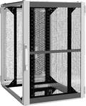 Sieťový / serverový stojan, vetrané dvere, 19 -palcový montážny rám, BHT 800x1200x1000