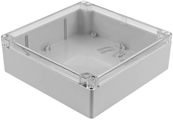 Hammond Electronics 1554 PC CL 1554W2GYCL univerzálne púzdro, polykarbonát, 1 ks