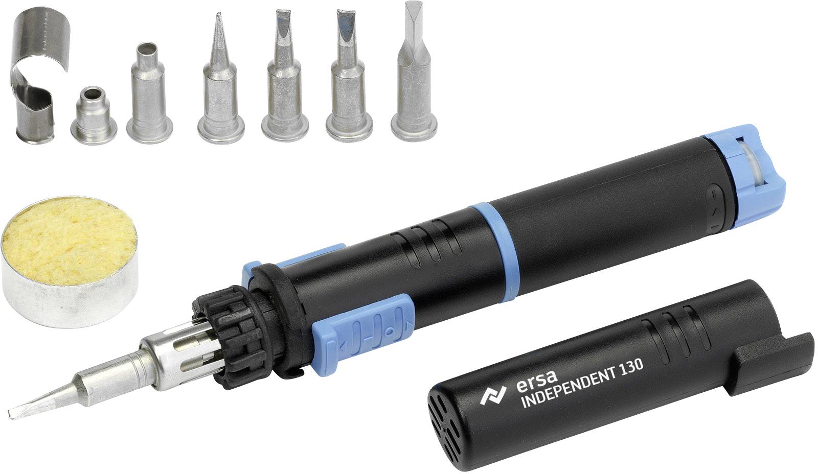 Ersa Independent 130 Profi-set Kit saldatore a gas +580 °C 120 min incl. Punta di saldatura, incl. accenditore piezo 1 pz.