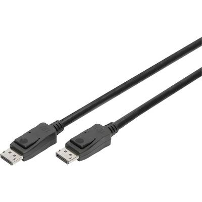 Digitus DisplayPort prepojovací kábel Konektor DisplayPort, Konektor DisplayPort 3.00 m čierna AK-340106-030-S pozlátené