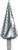 Kónický stupňovitý vrták z kovu s viacerými priemernými stupňami, určený na vŕtanie otvorov v rôznych veľkostiach.