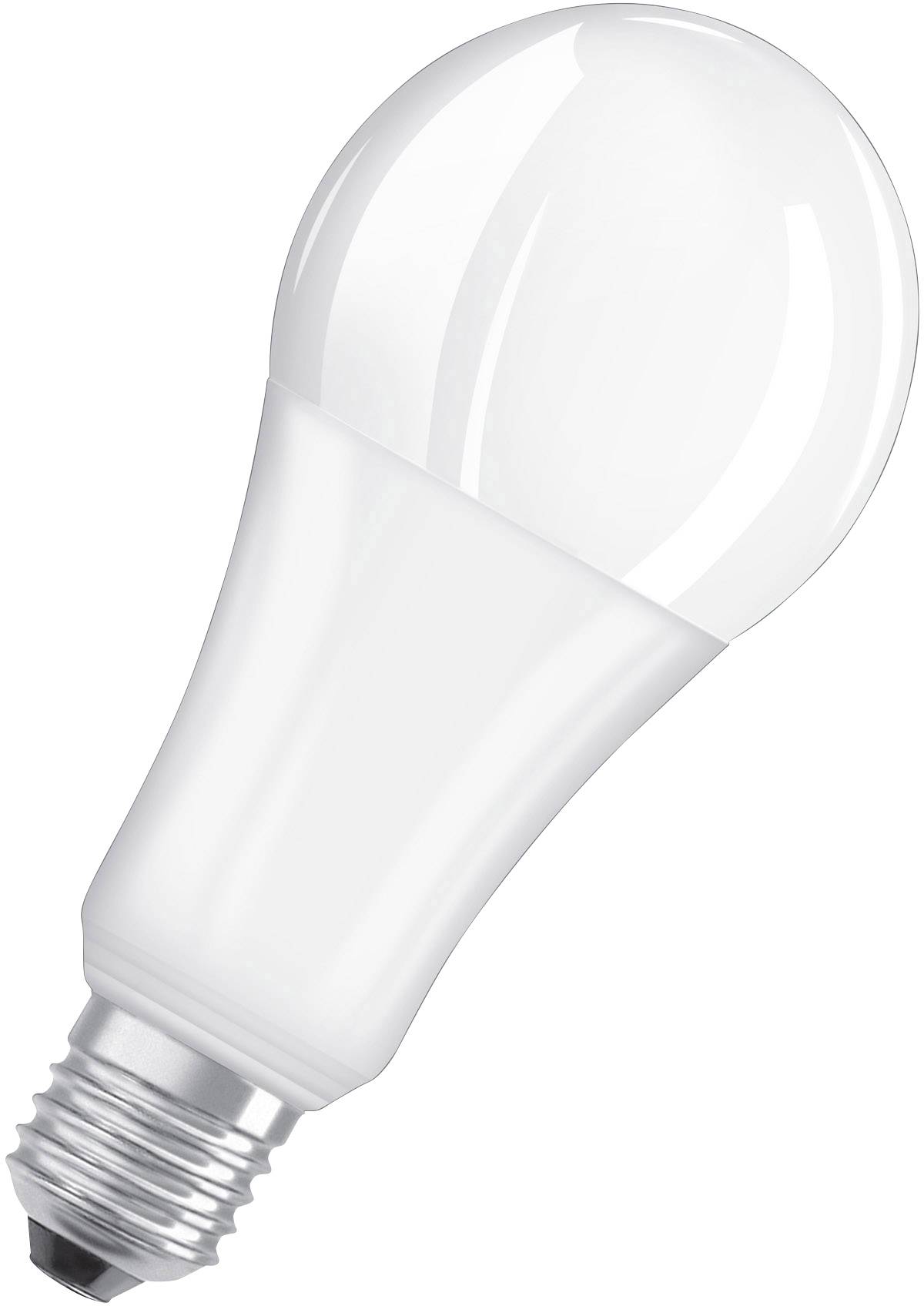 Biela LED žiarovka so závitom E27.