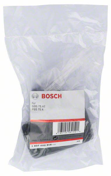 Náhradný obal od Bosch, viditeľné sú modelové čísla 'GBS 75 AE' a 'PBS 75 A', s čiarovým kódom a katalógovým číslom.