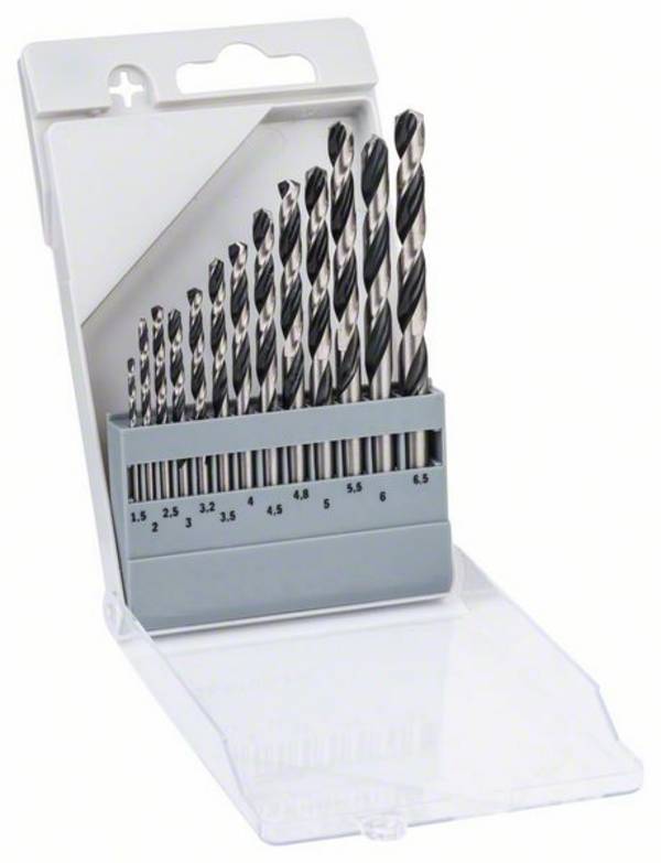 Bosch Accessories 2608577349  sada špirálových vrtákov do kovu, 1.5 mm, 2 mm, 2.5 mm, 3 mm, 3.5 mm, 4 mm, 4.5 mm, 5 mm, 5.5 mm, 6 mm, 6.5 mm, 1 sada