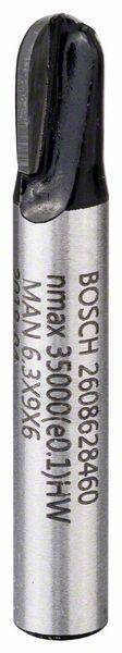 Bosch Accessories 2608628460 Halfrondprofielfrees Werklengte 9.20 mm Schachtdiameter 6 mm afbeelding
