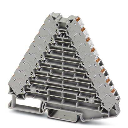 Phoenix Contact 1061721 Rangeringsfordeler Push-In-klemme Grå 10 stk