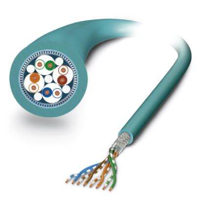 Phoenix Contact 1416318 Strømkabel PUR halogenfrei 4 x 2 x 0.14 mm² Vandblå 1 stk