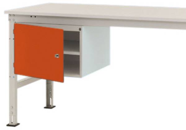 Manuflex ZB4717.2001  Spodná konštrukcia domu UNIVERSAL stacionárne, využiteľná výška 300 mm, s 1 dverami otočnými vľavo. Pre hĺbku stola 1200 mm
