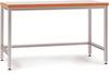 Manuflex AA1003 Boxovací stôl ALU s plastovou doskou pre sedenie, šxhxv = 1000 x 600 x 768-785 mm