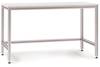 Manuflex AA3011 Krabičkový stolík ALU s melamínovou doskou pre stojace aktivity, ŠxHxV = 1000 x 800 x 900-917 mm