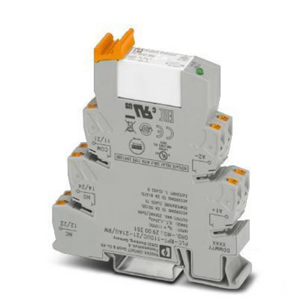 Phoenix Contact PLC-RPT-110UC/21-21AU/RW reléový modul, 110 V/DC, 50 mA, 2 prepínacie, 1 ks