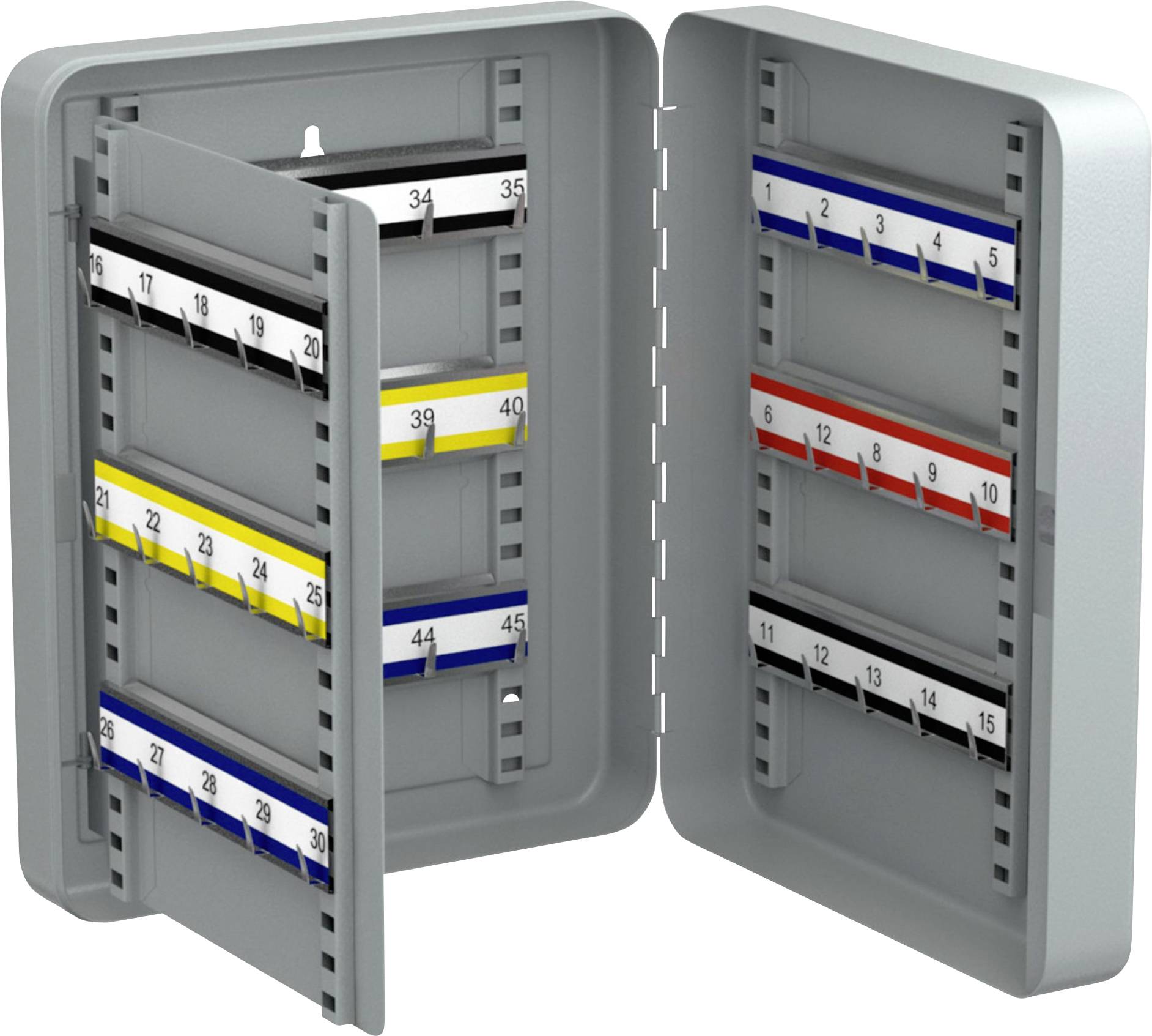 Basi Sleutelkast SK 50 2170-0045 Aantal haken 45 Grijs afbeelding