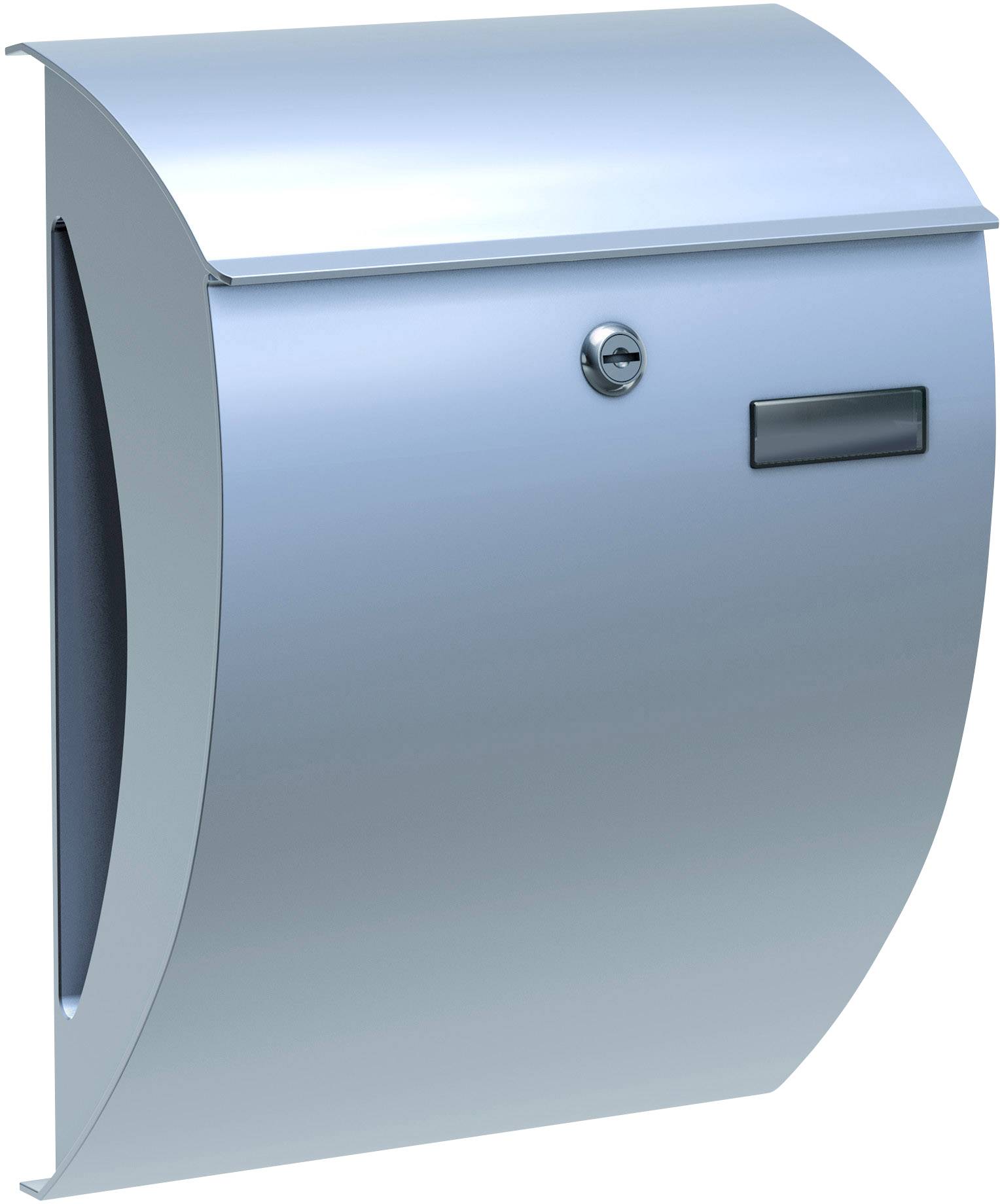 Basi 2170-2001 BK 2000 Postkasse Stål Sølv Nøglelås