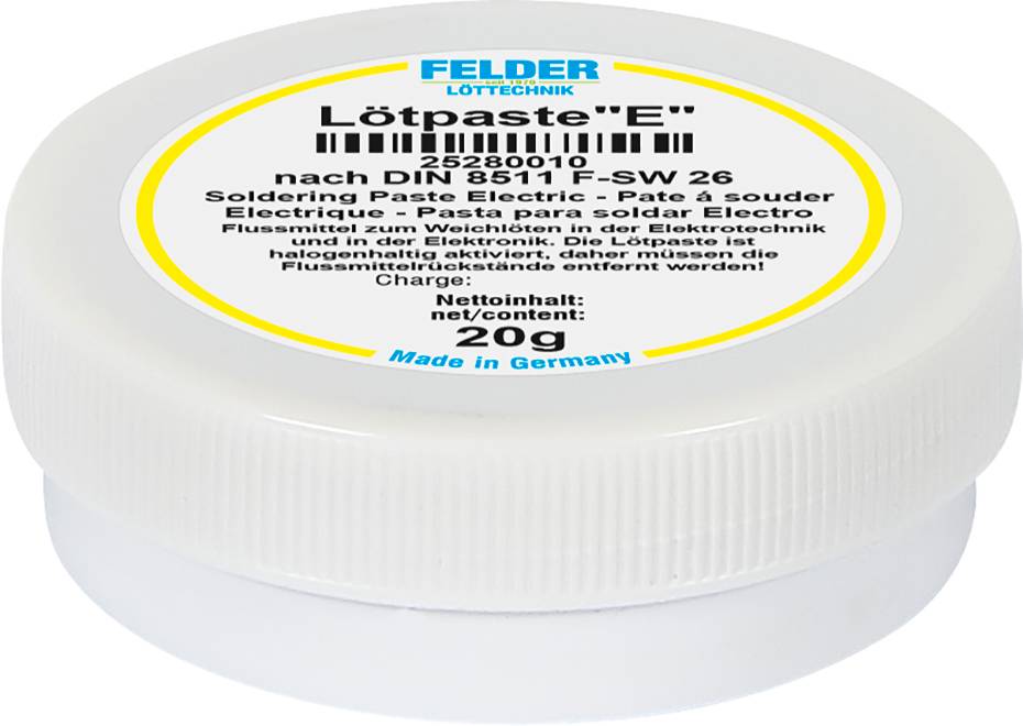Felder ISO-Flux E Loddepasta Indhold 20 g