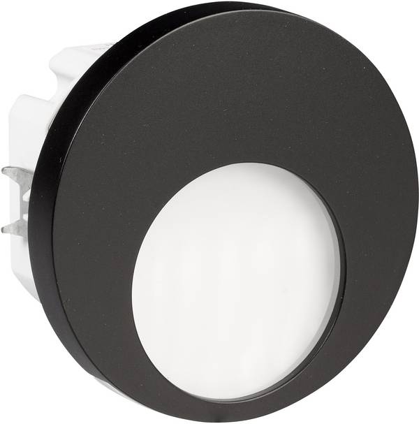 Zamel 02-221-62 Muna LED vstavané nástenné svietidlo   LED  pevne zabudované LED osvetlenie 0.42 W čierna