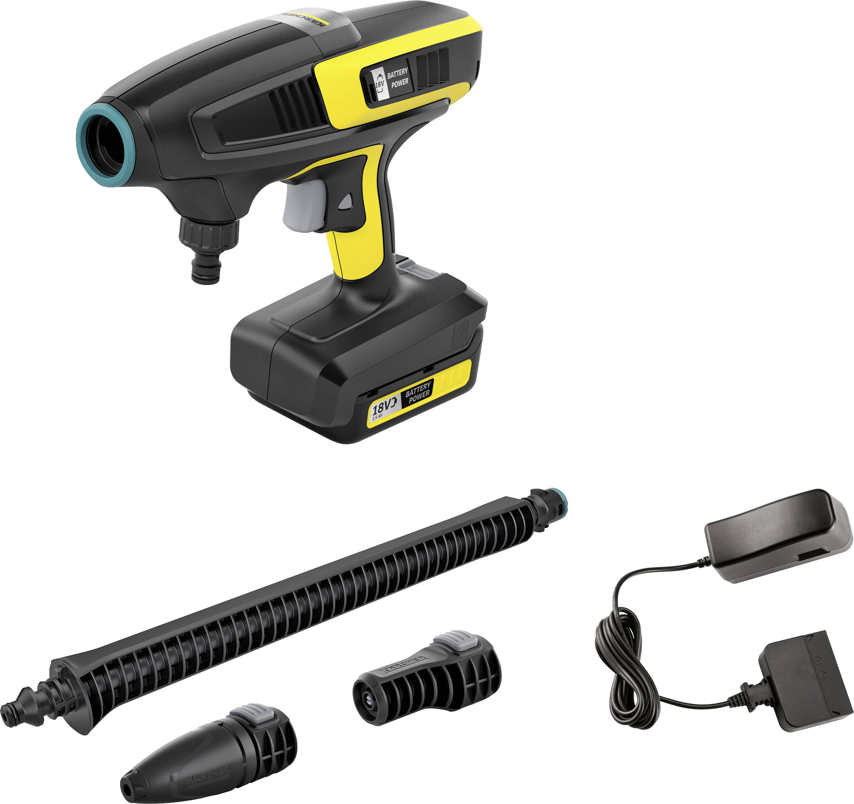 Kärcher Home & Garden KHB 6 Battery Set Idropulitrice a media pressione 24 bar Acqua calda, Acqua fredda