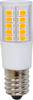 LightMe LM85355 LED En.trieda 2021 F (A - G) E14 tyčový tvar 4.9 W = 48 W teplá biela (Ø x v) 18 mm x 57 mm nestmievateľná 1 ks